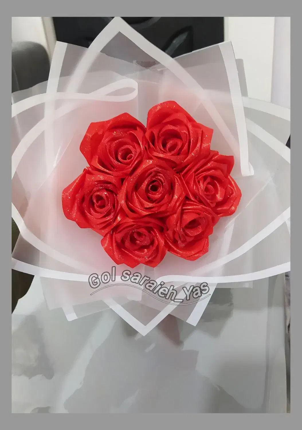 گل روبانی|گل مصنوعی|قم, نیروگاه|دیوار