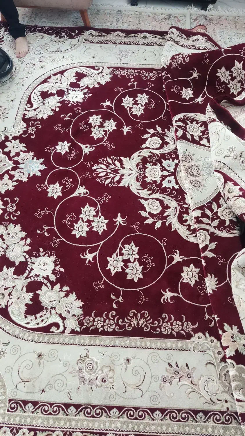 دو عدد فرش 12 متری|فرش|اراک, |دیوار