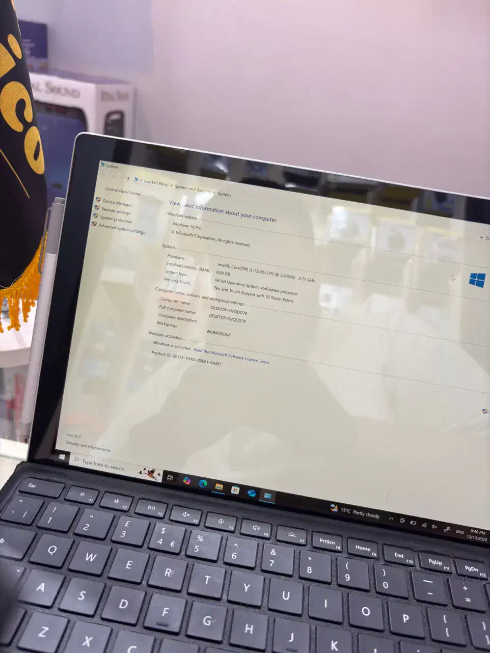 Surface Pro 5 با قلم Microsoft|رایانه همراه|تبریز, |دیوار