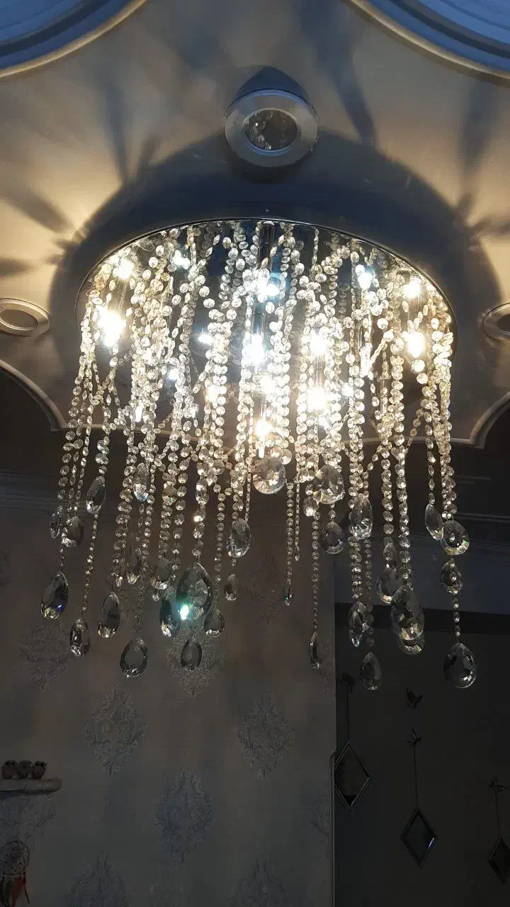 لوستر کنترل دار|لوستر و چراغ آویز|تهران, بلورسازی|دیوار