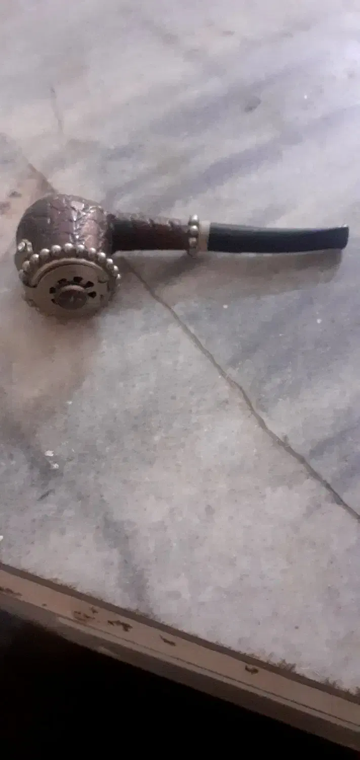 پیپ قدیمی اصل مربوط به زمان قاجار|کلکسیون اشیاء عتیقه|تایباد, |دیوار