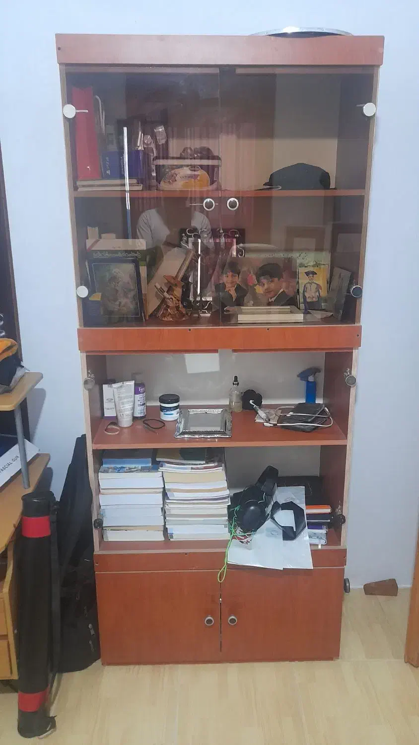 فروش جاکتابی جنس ام دی اف|کتابخانه، شلف، قفسههای دیواری|قائمشهر, |دیوار