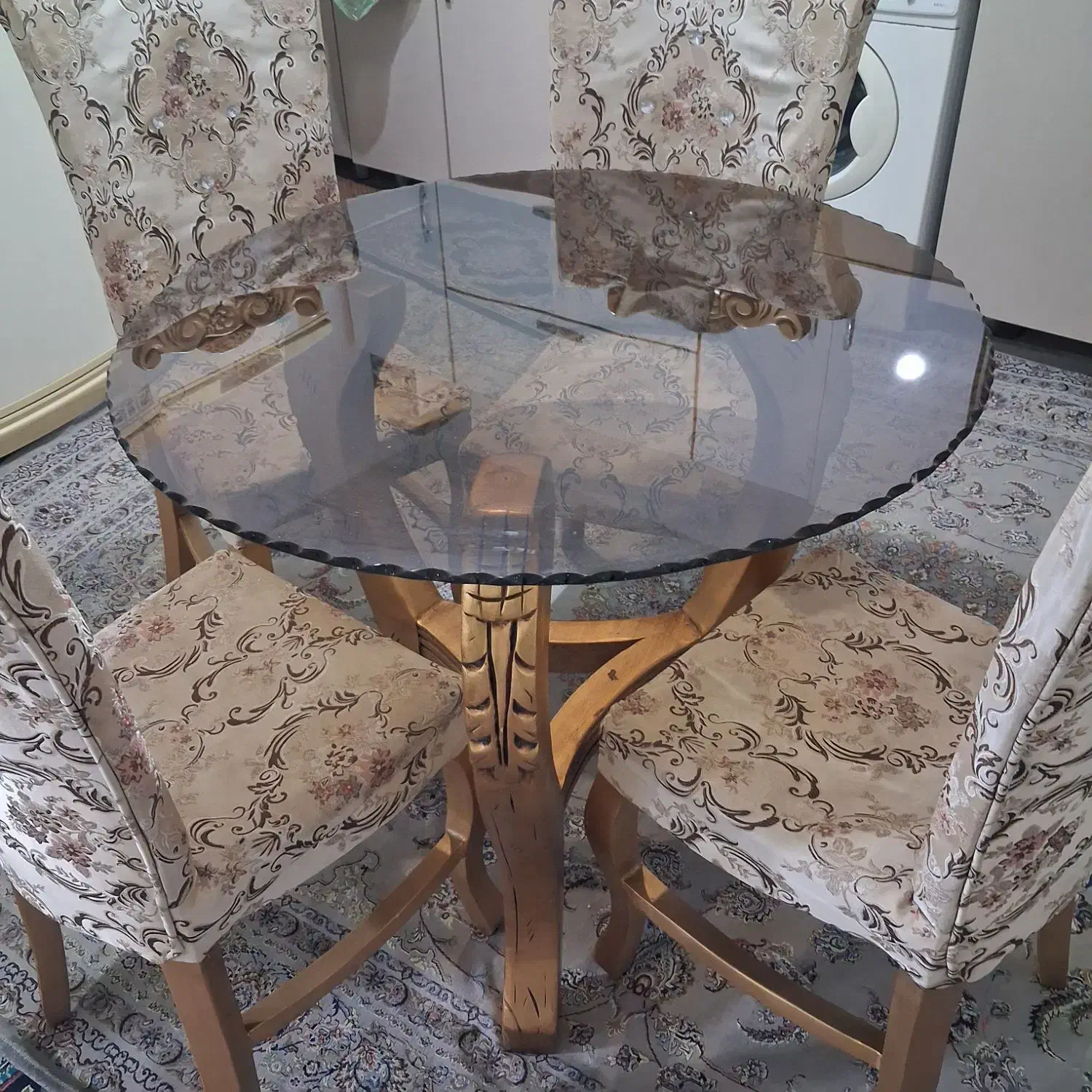 میز نهار خوری و میز تلوزیون|میز و صندلی غذاخوری|پیشوا, |دیوار