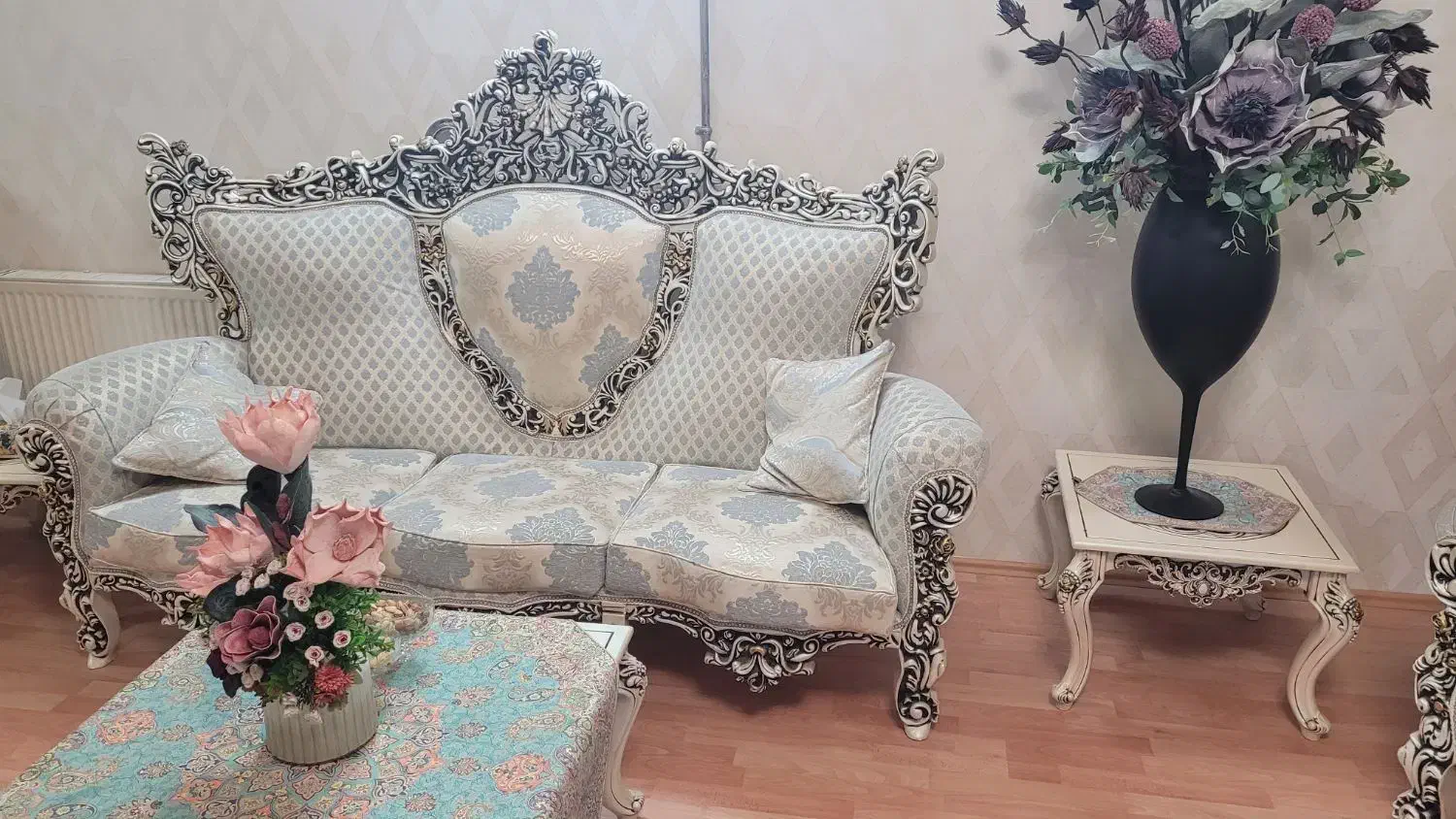 مبل سلطنتی ۹ نفره|مبلمان خانگی و میز عسلی|اردبیل, |دیوار