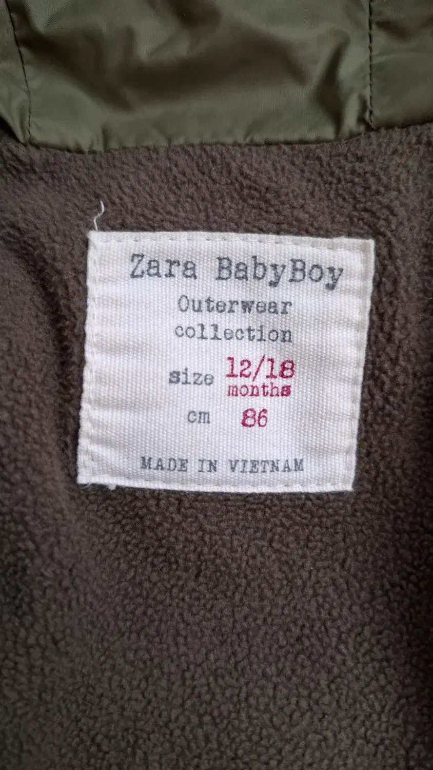 کاپشن پسرانه خارجی مارک زارا|کفش و لباس بچه|مشهد, عامل|دیوار