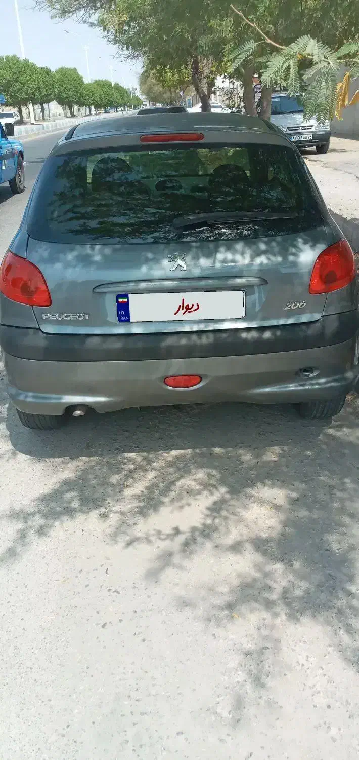 پژو 206 تیپ ۵، مدل ۱۳۹۲|خودرو سواری و وانت|جیرفت, |دیوار