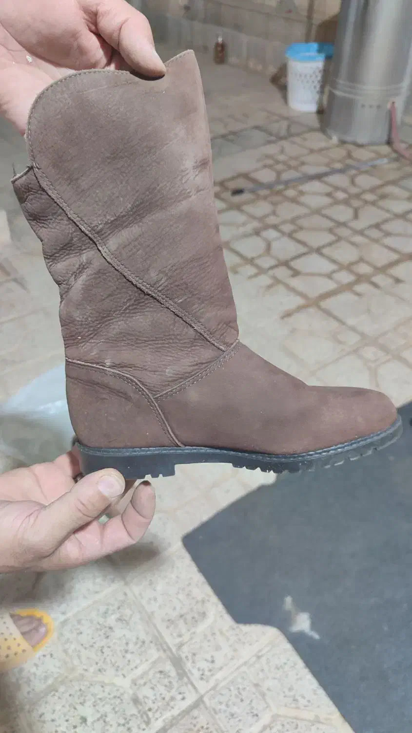 بوت دخترانه چرم|کیف، کفش، کمربند|فردوس (خراسان), |دیوار