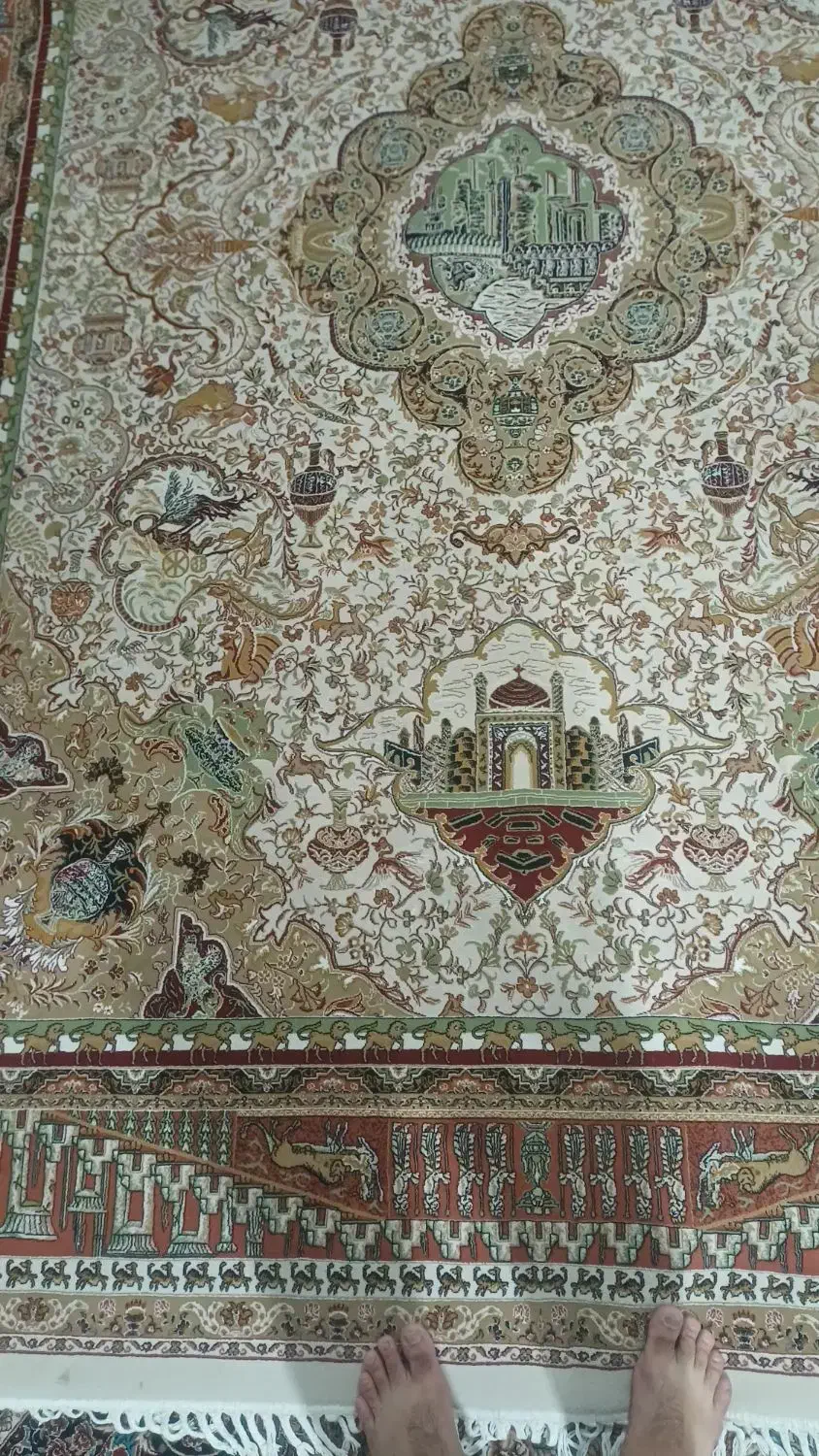 فرش طرح هخامنشی 2 عدد|فرش|محمدشهر, محمدشهر|دیوار