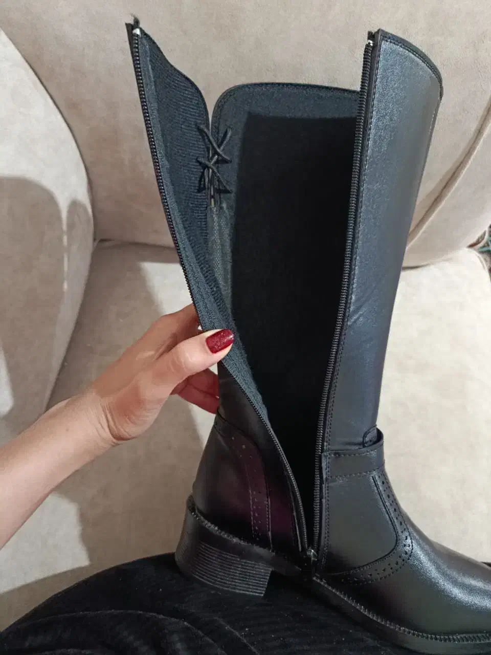 بوت نونو سایز ۳۷ فروشی|کیف، کفش، کمربند|خرم‌آباد, |دیوار