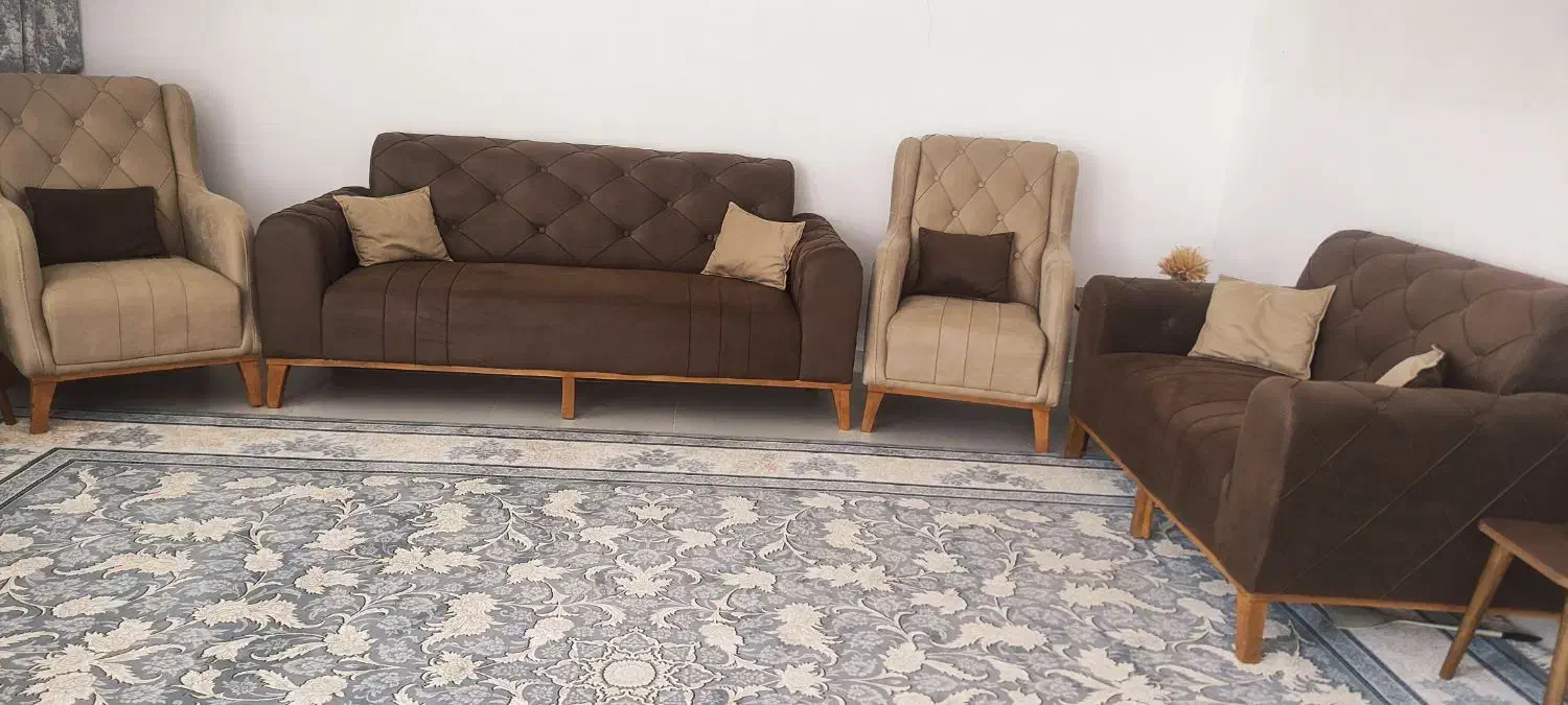 سرویس مبل ۷ نفره|مبلمان خانگی و میز عسلی|ملکآباد, |دیوار