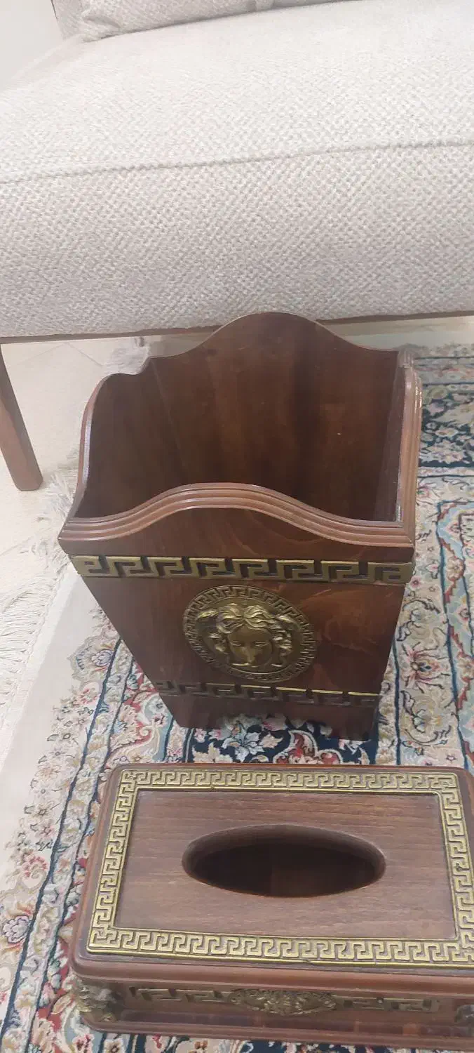 سطل و جادستمالی چوبی|صنایع دستی و سایر لوازم تزئینی|تهران, خانی آباد نو شمالی|دیوار