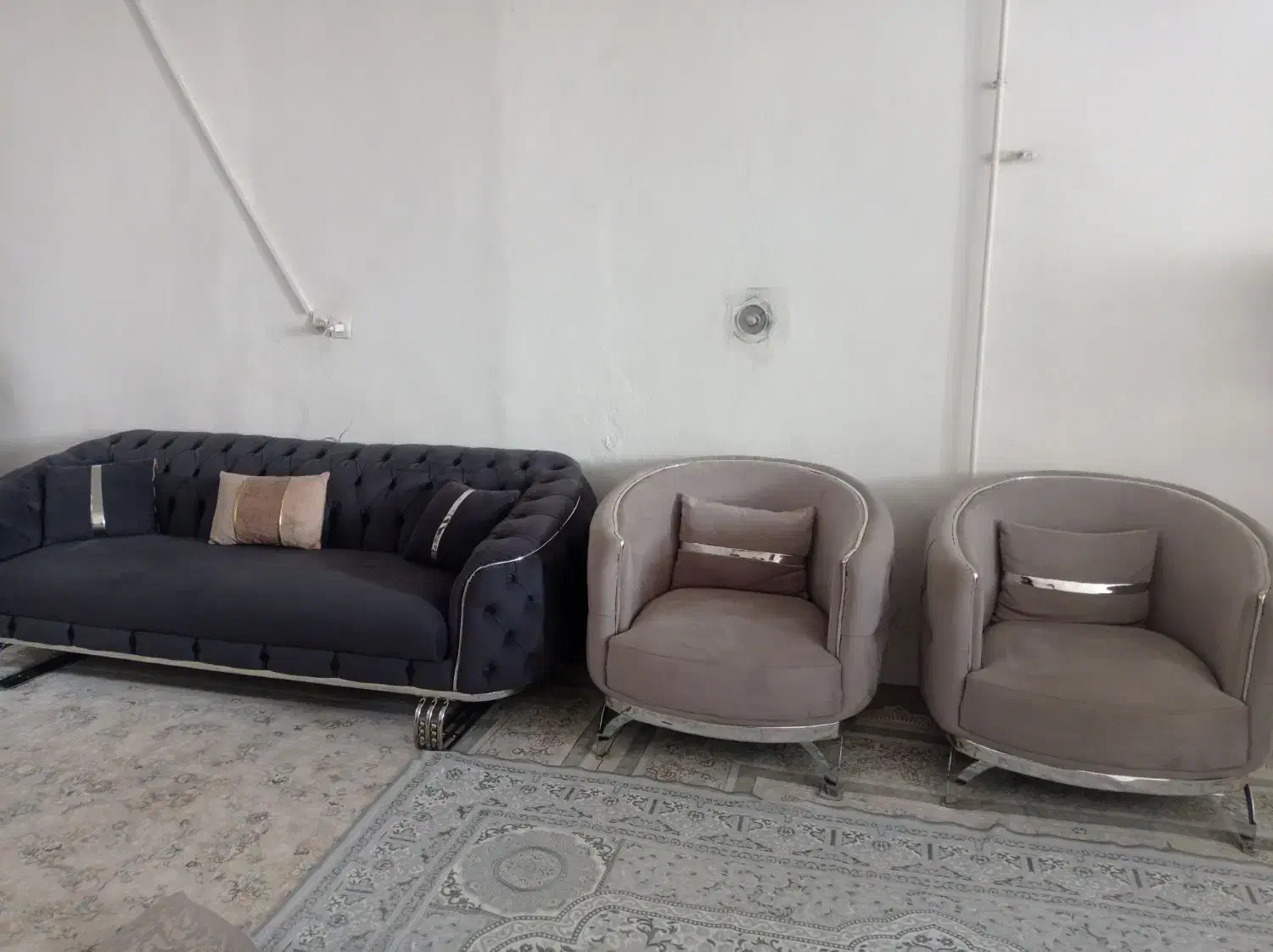 مبل هشت نفره راحتی|مبلمان خانگی و میز عسلی|کرمانشاه, |دیوار