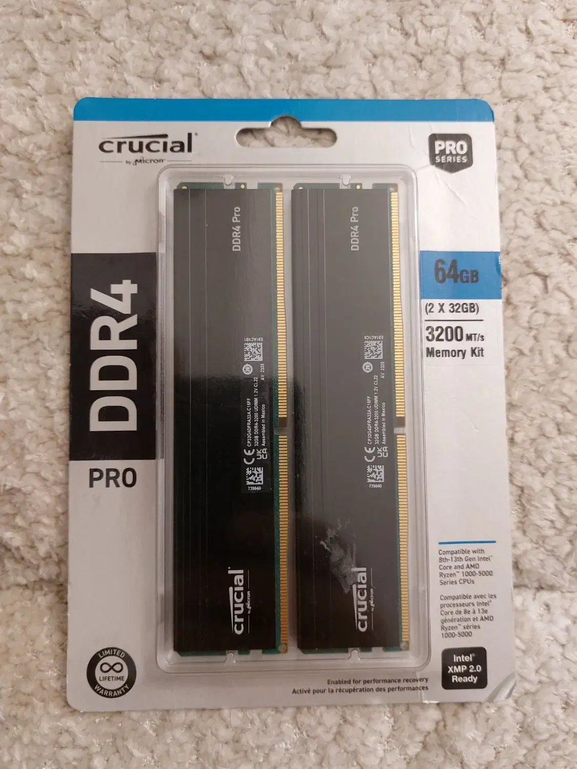 ۶۴ گیگ رم ddr 4 pro نو - پک وکیوم|قطعات و لوازم جانبی رایانه|تهران, نیلوفر|دیوار