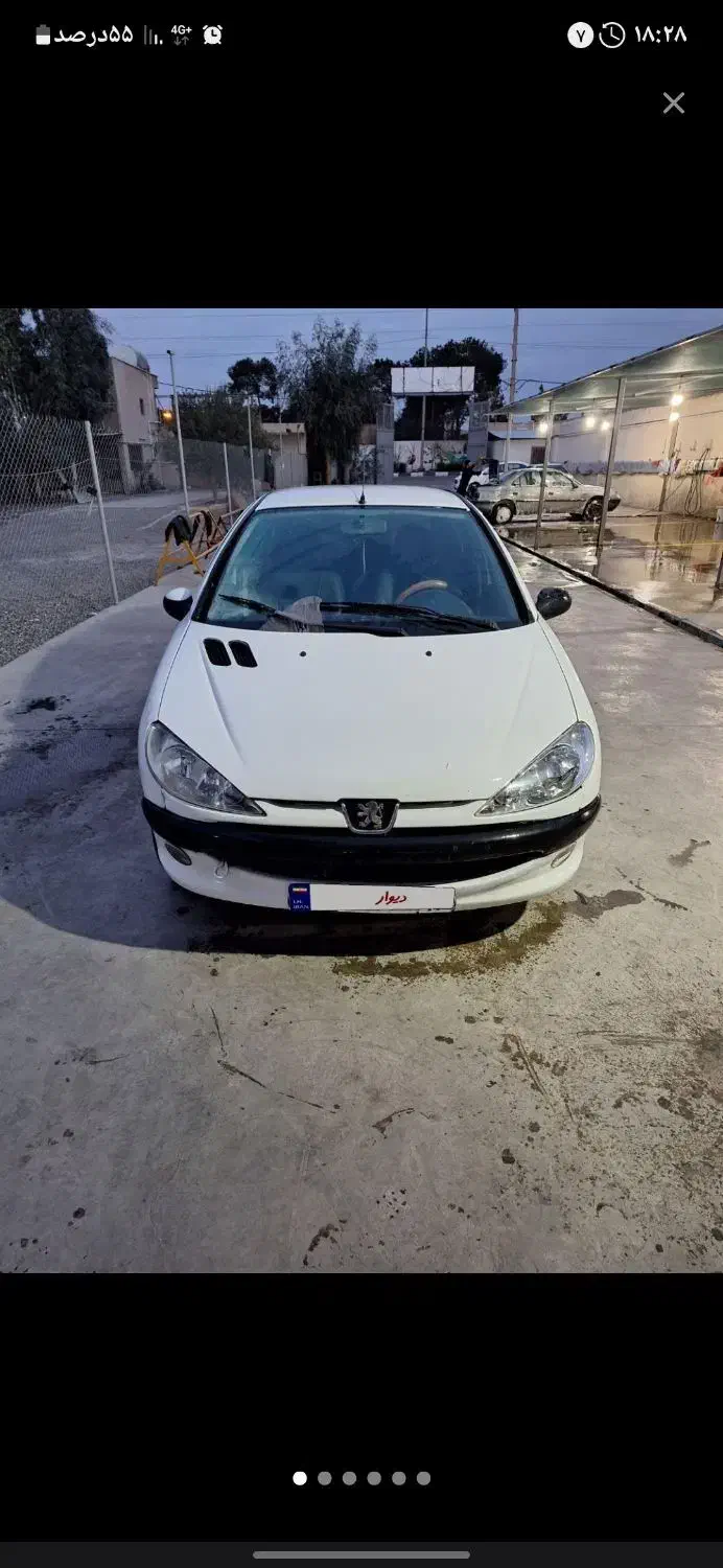 206 سفید مدل 82|خودرو سواری و وانت|قم, شهرک مهدیه|دیوار