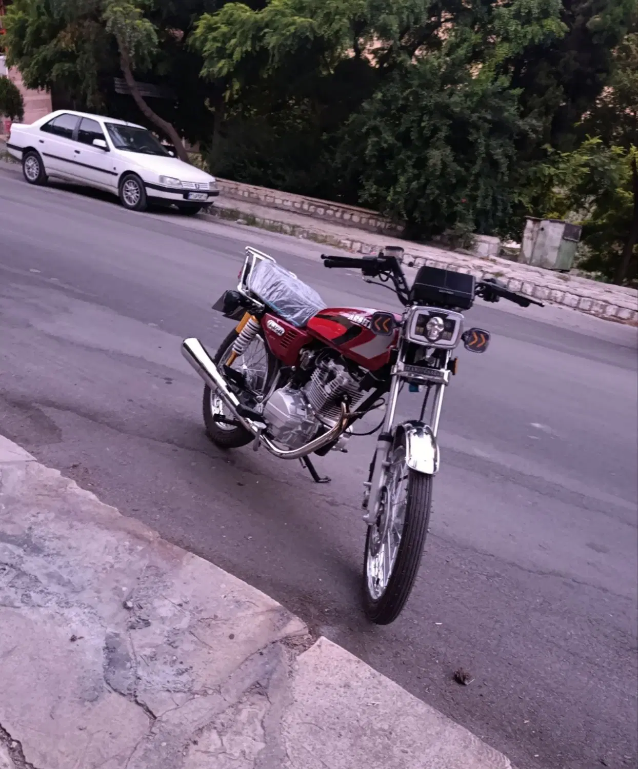 موتور عرشیا ایران دوچرخ 150cc مدل 1404 رنگ زرشکی|موتورسیکلت|کرمانشاه, |دیوار