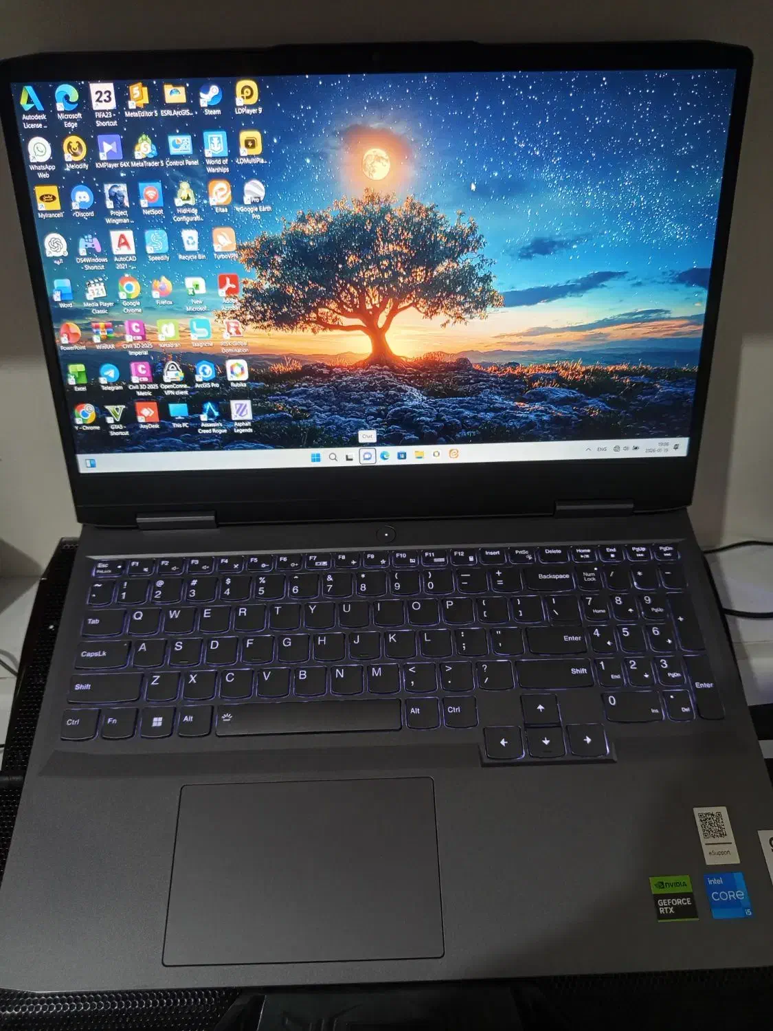 لپ تاپ گیمینگ لنوو|رایانه همراه|چهاردانگه (تهران), |دیوار