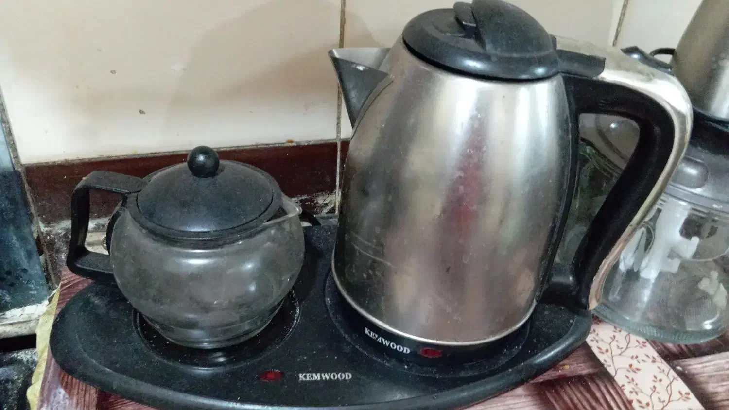 چای سازقوری استیل وقوری شیشه ای دوتیکه|قوری، کتری، قهوهساز دستی|بندر امام خمینی, |دیوار