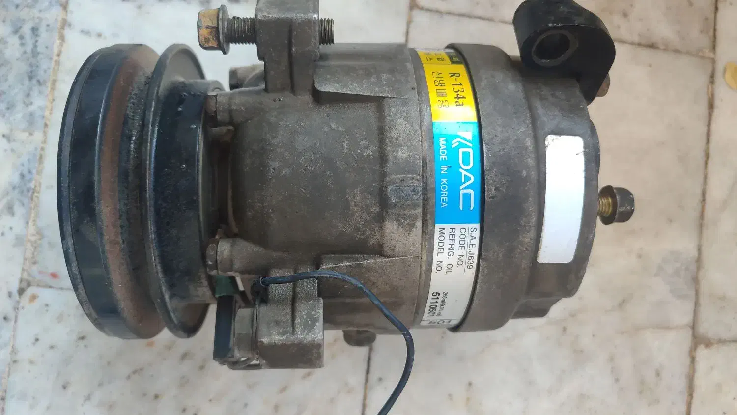 کمپرسور کولر پراید داک کره|قطعات یدکی و لوازم جانبی|اصفهان, کوی شهید کشوری|دیوار