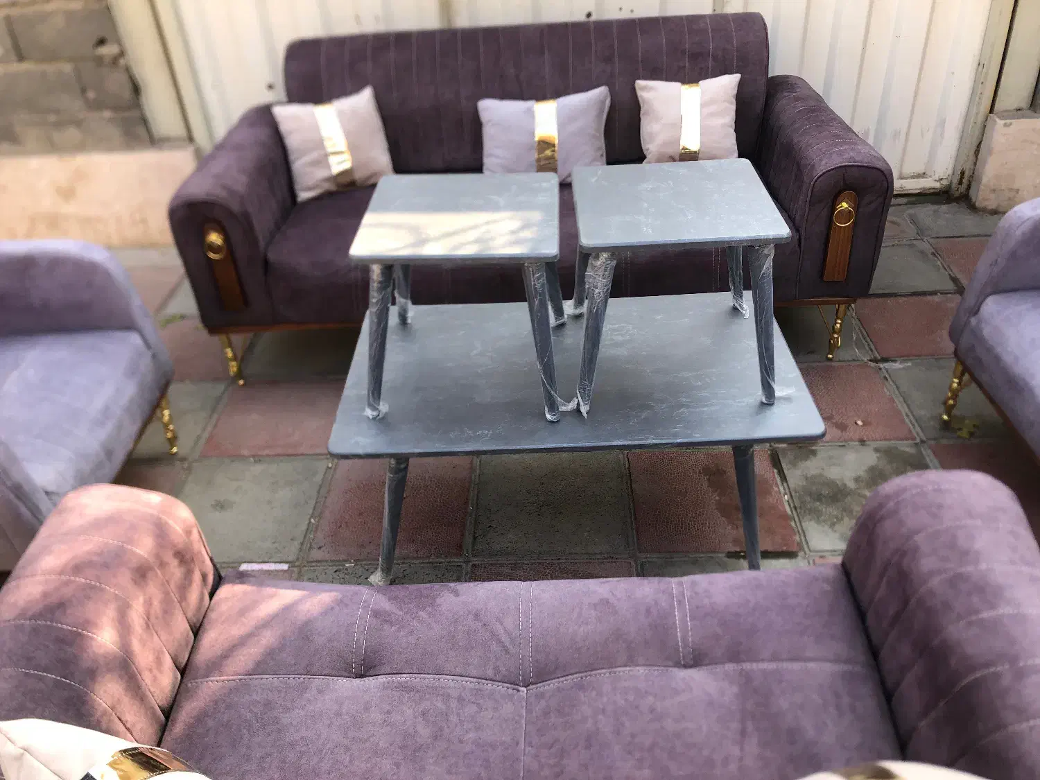 مبلهفت نفره در حد نو|مبلمان خانگی و میز عسلی|پاکدشت, حصار امیر|دیوار