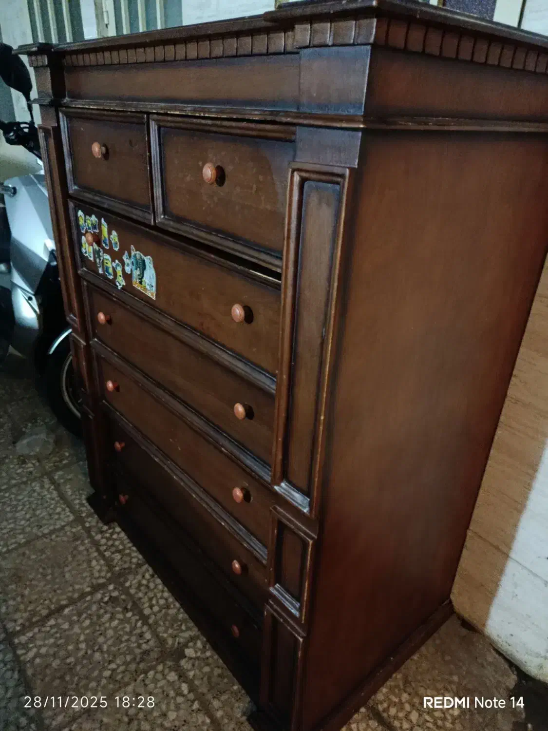 دراور پنج کشو تمام چوب|جاکفشی، کمد، دراور|تهران, فدک|دیوار