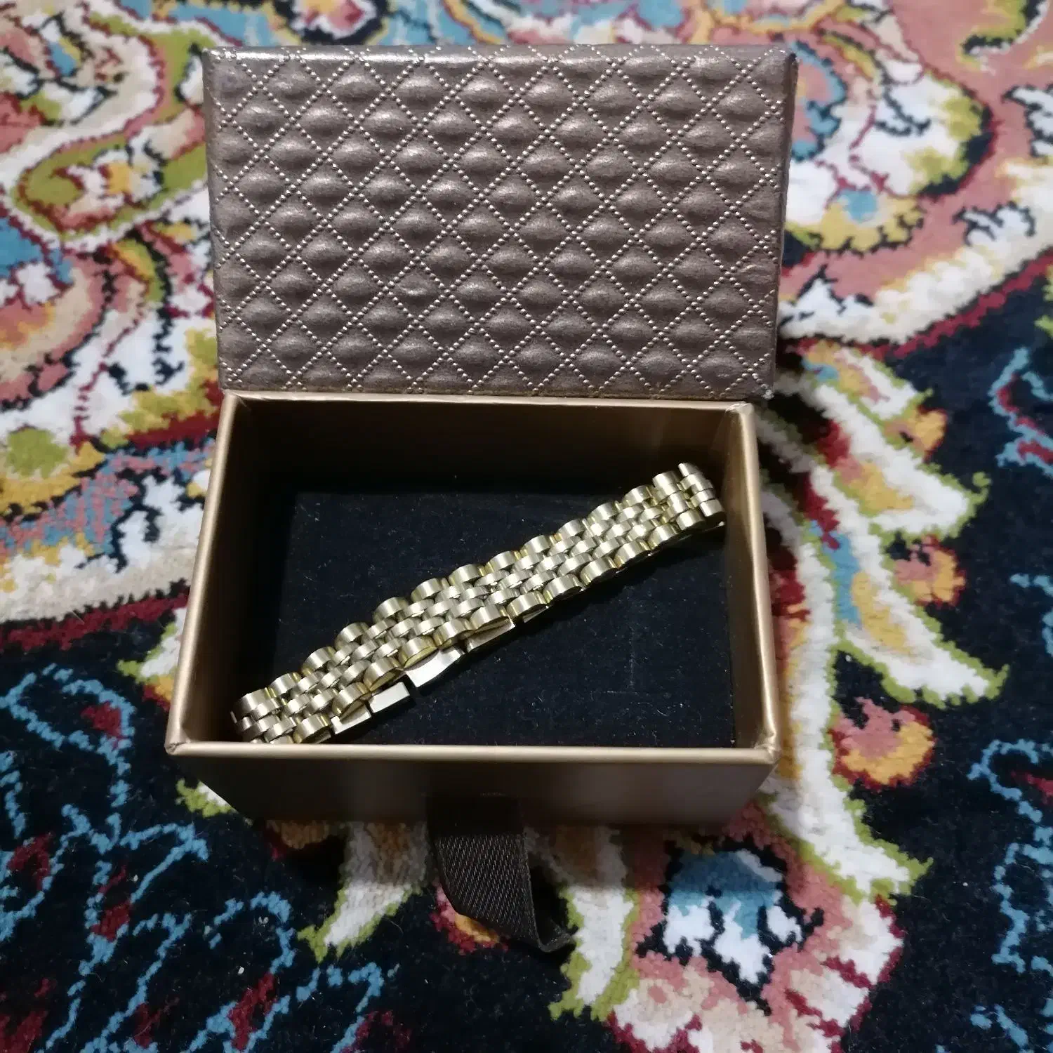 دستبند استیل طلایی|بدلیجات|زرند, |دیوار