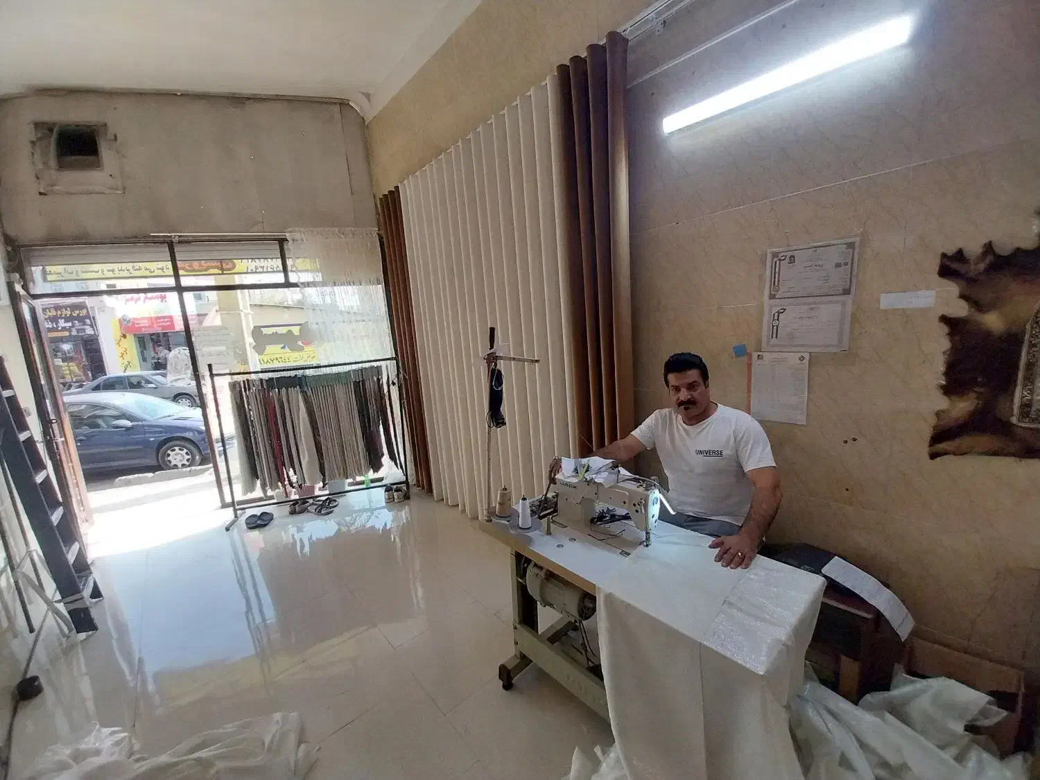 کارگاه‌ پرده‌ دوزی سانترال|پرده، رانر، رومیزی|کرج, احدآباد|دیوار