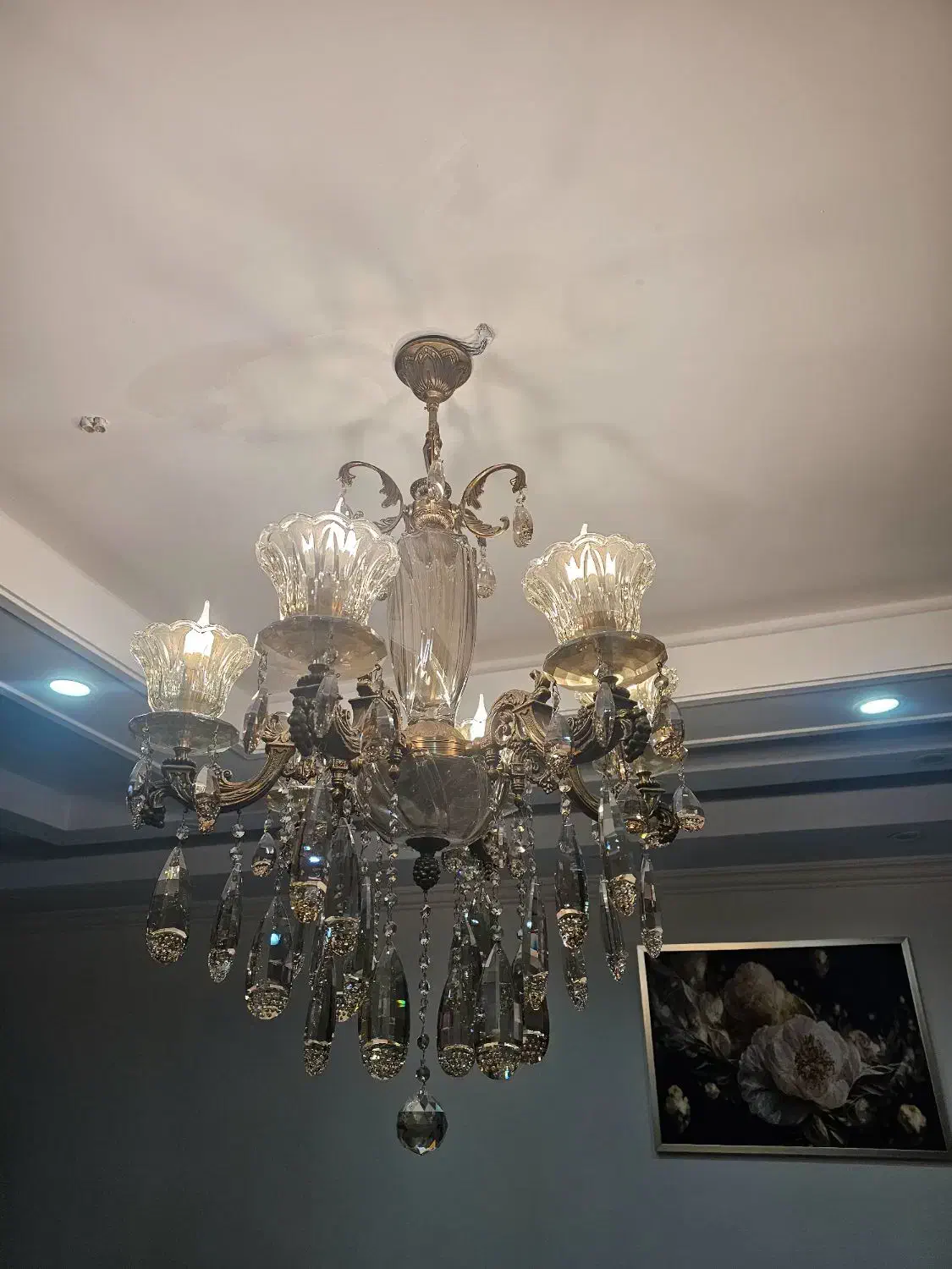 فروش لوستر برنزوکریستال|لوستر و چراغ آویز|اندیشه, شهرک مریم|دیوار