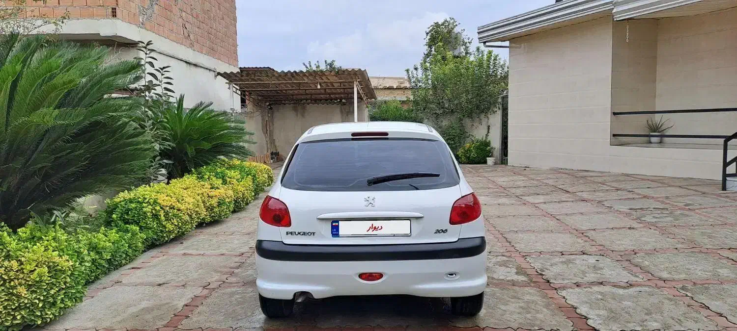 پژو ۲۰۶ تیپ ۵ مدل ۸۹|خودرو سواری و وانت|ساری, |دیوار