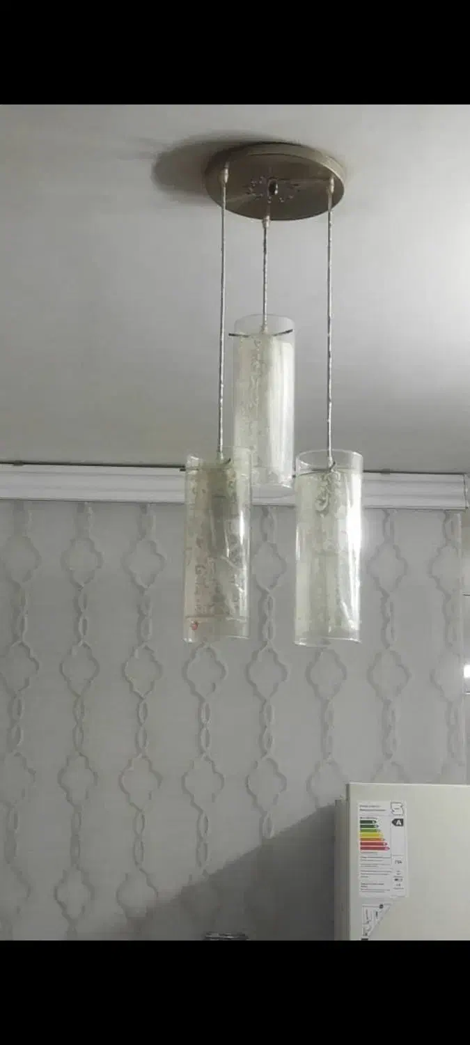 لوستر سه شاخه|لوستر و چراغ آویز|ورامین, ورامین|دیوار