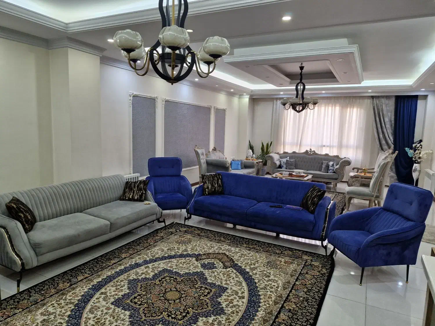 مبل ۸نفره|مبلمان خانگی و میز عسلی|اسلام‌شهر, شهرک انبیا|دیوار