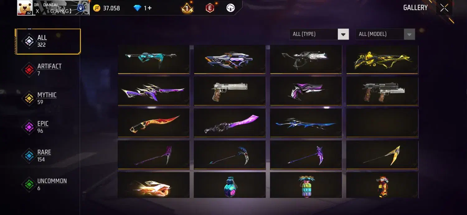 اکانت فری فایر|کنسول، بازی ویدئویی و آنلاین|شیراز, شهرک ترکان|دیوار