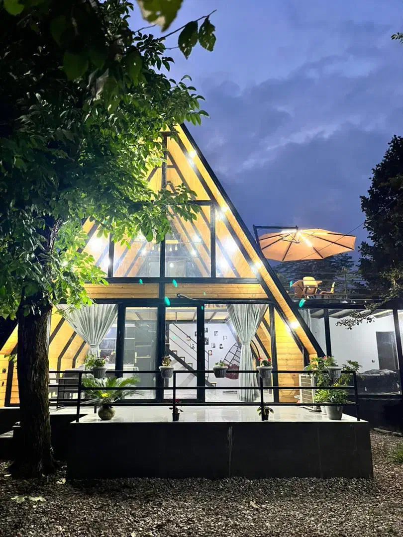 اجاره کلبه سوئیسی دو خواب با جکوزی در ماسال|اجارهٔ کوتاه‌مدت ویلا و باغ|رشت, گلسار|دیوار