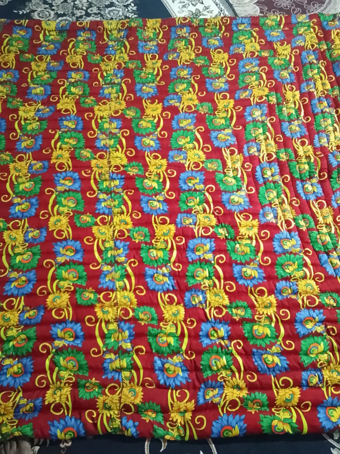 لحاف بلوچی|رختخواب، بالش، پتو|بم, |دیوار