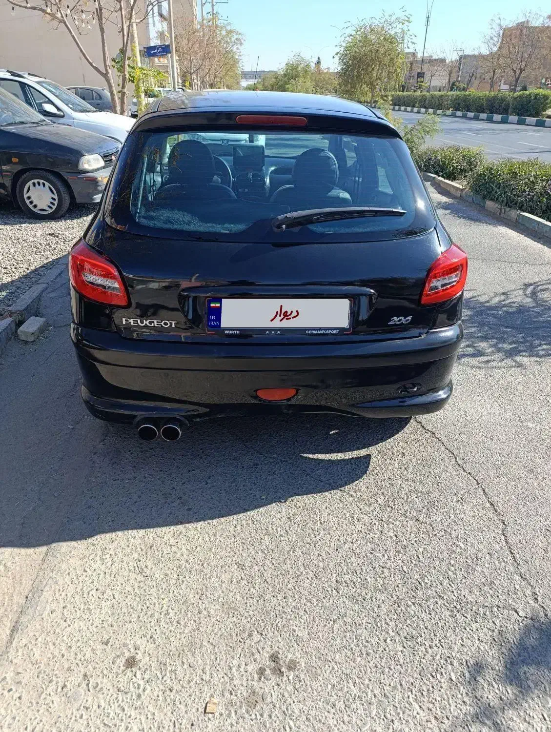 ۲۰۶عروسک مدل ۸۱ بدنه آینه متحرک موتوری صفر|خودرو سواری و وانت|کاشان, زیدی|دیوار