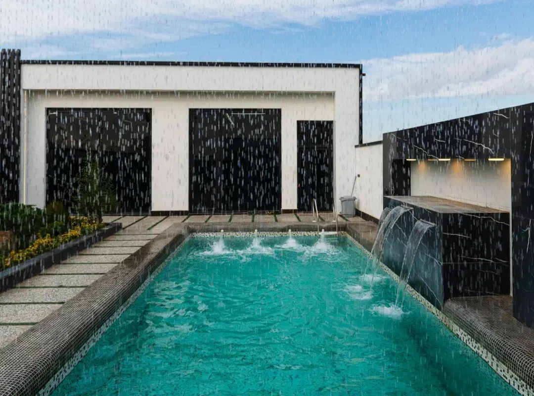 ویلا استخر ابگرم|اجارهٔ کوتاه‌مدت ویلا و باغ|گلبهار, شهر جدید گلبهار|دیوار