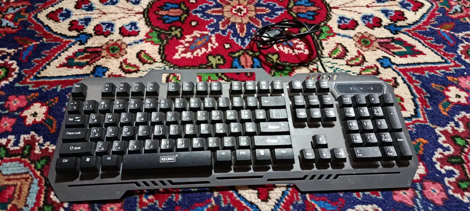 کیبورد گیمینگ آر جی بی دار|قطعات و لوازم جانبی رایانه|مرند, |دیوار