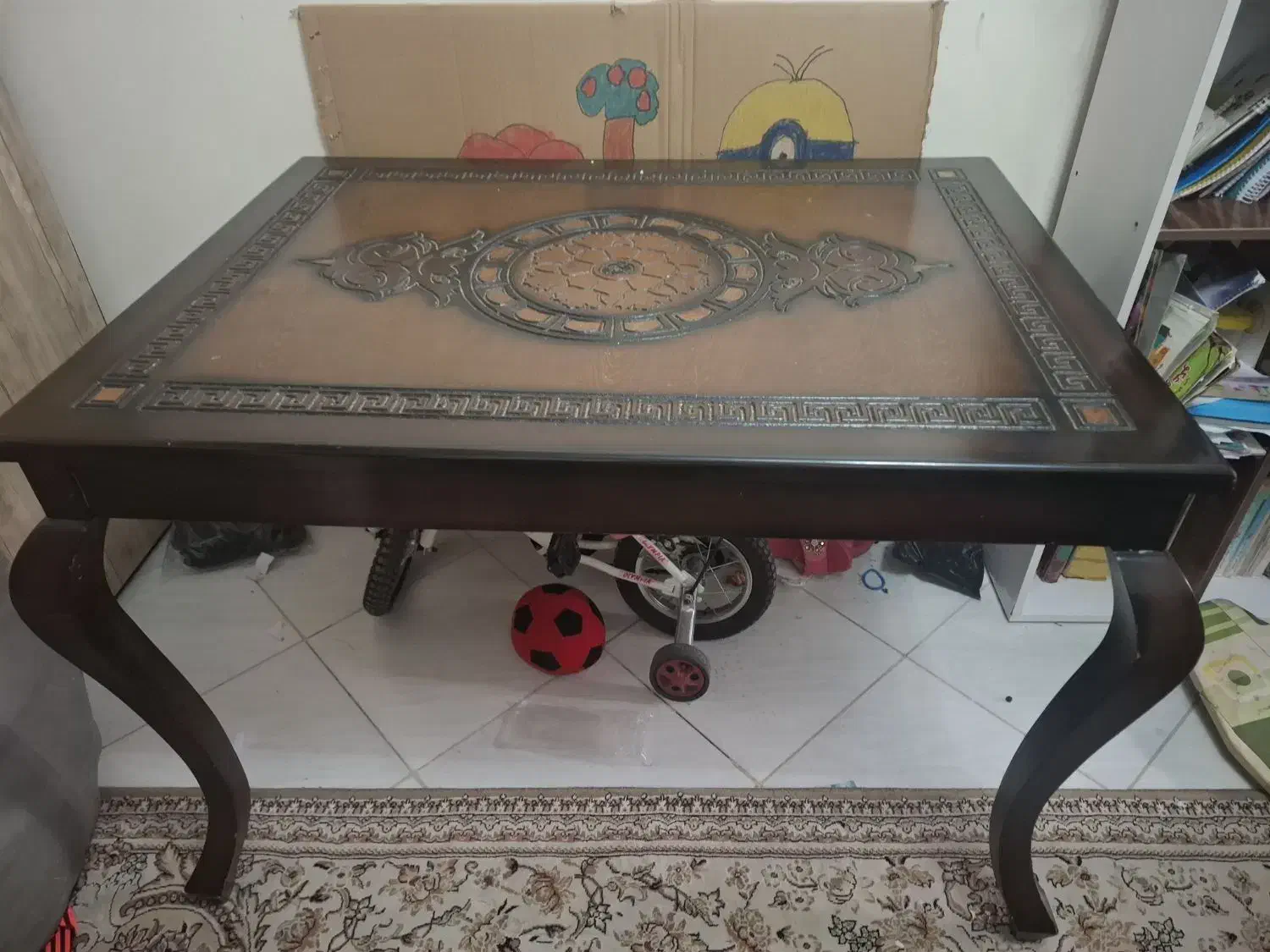 میز چوب|میز و صندلی غذاخوری|گلبهار, شهر جدید گلبهار|دیوار