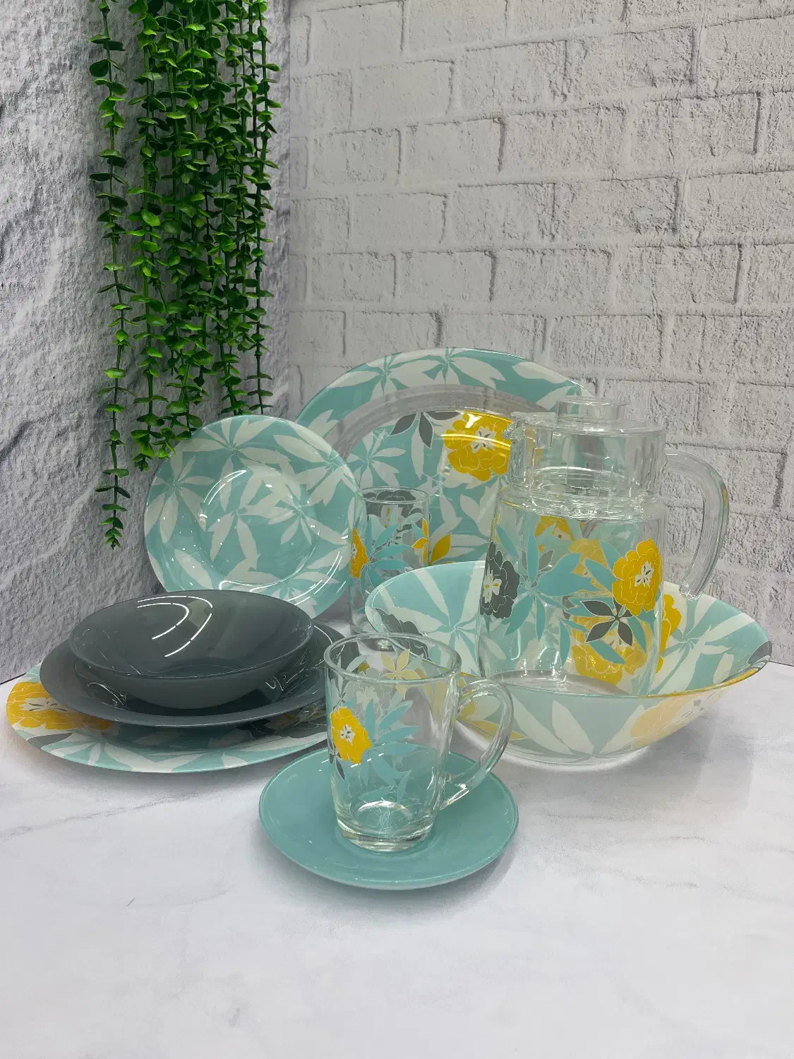 سرویس آرکوپیرکس ۴۶پارچه لومینارک گل فابریک|ظروف سرو و پذیرایی|تهران, شوش (باغ آذری)|دیوار