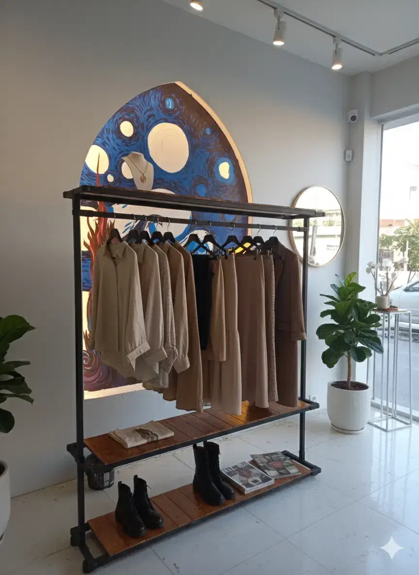 آویز لباس سه طبقه کد ۲۰۳|جاکفشی، کمد، دراور|اندیمشک, |دیوار