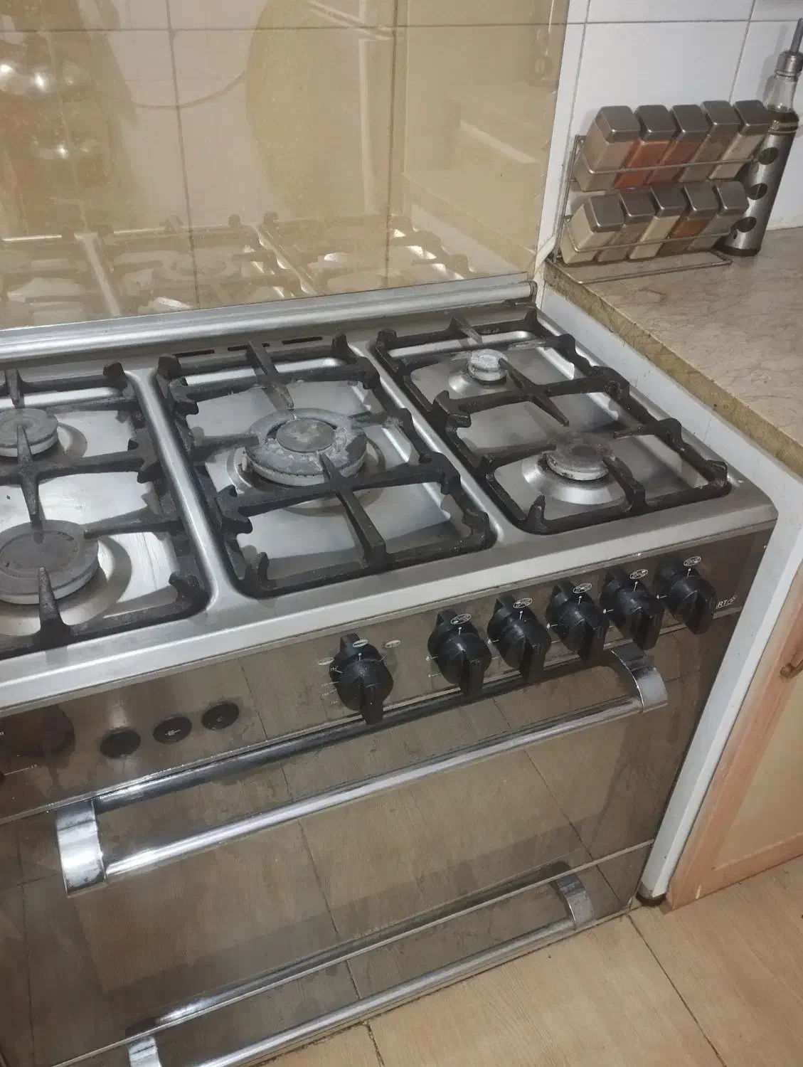 گاز  فرتمام استیل|اجاق گاز و لوازم برقی پخت‌وپز|صدرا-فارس, فاز ۱|دیوار