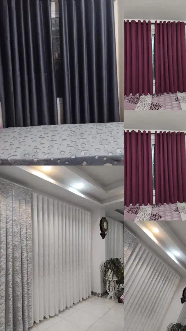 دوخت و نصب پرده پذیرفته میشود|پرده، رانر، رومیزی|لشت نشا, |دیوار