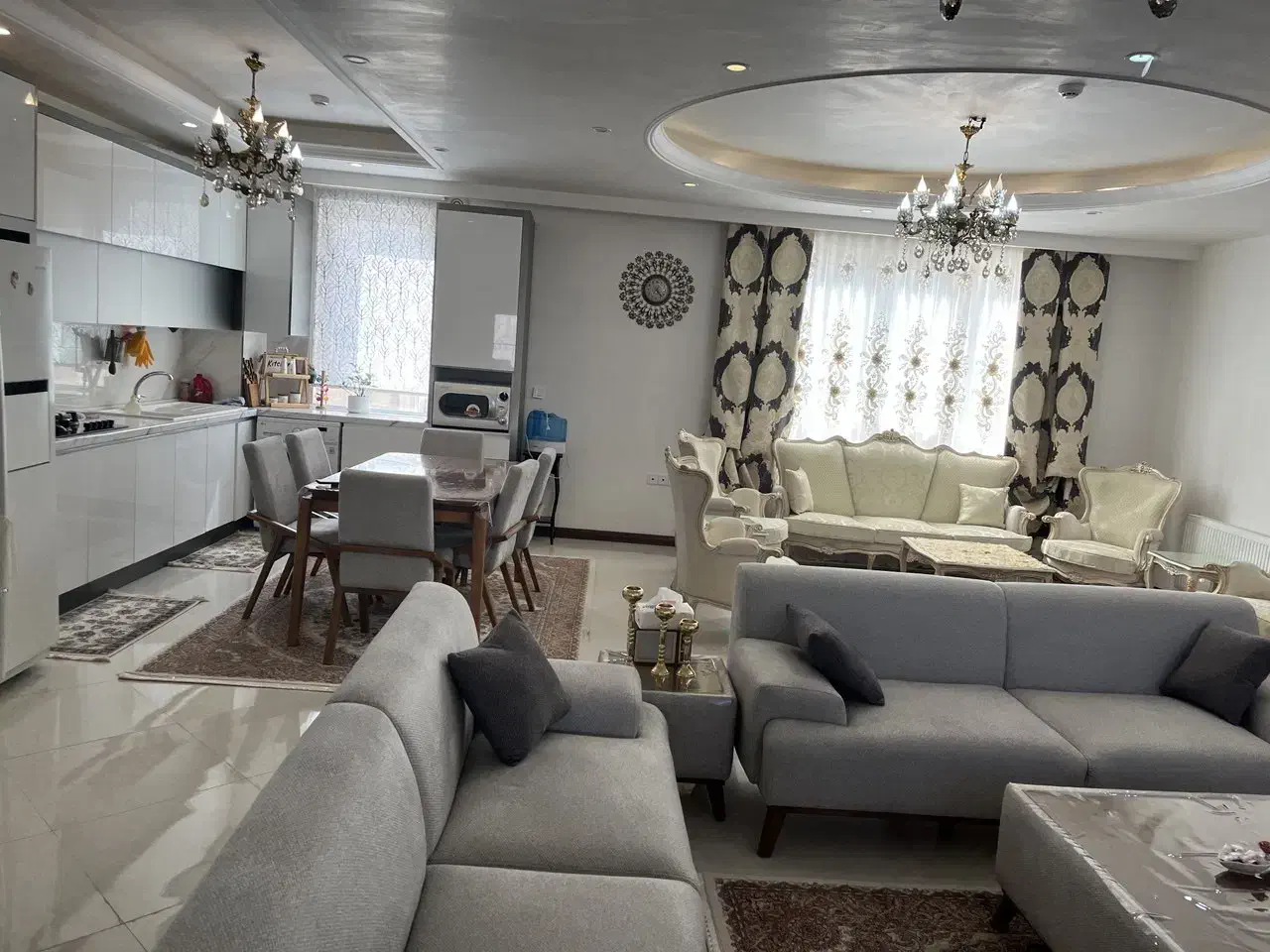 برنج مرغوب سالن|لوستر و چراغ آویز|اسلام‌شهر, مطهری|دیوار