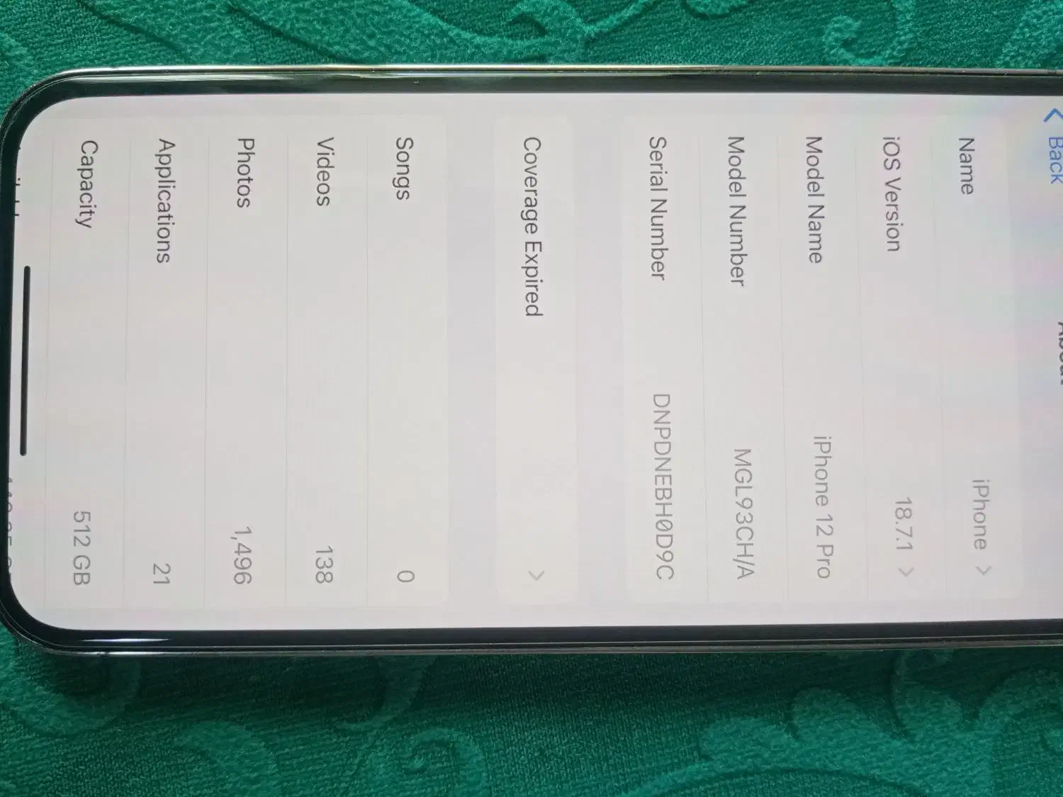 آیفون 12pro حافظه 512گیگ|موبایل|مشهد, شهرک رازی (شهرک غرب)|دیوار