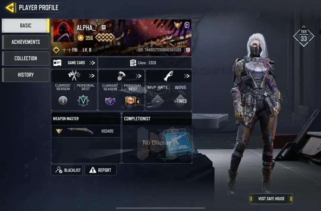 اکانت کالاف 117متیک|کنسول، بازی ویدئویی و آنلاین|شیراز, شاپورجان|دیوار