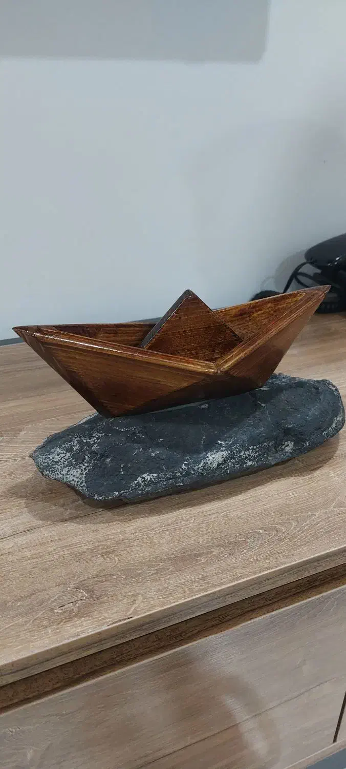 قایق چوبی|مجسمه، تندیس، ماکت|مشهد, چهارچشمه|دیوار