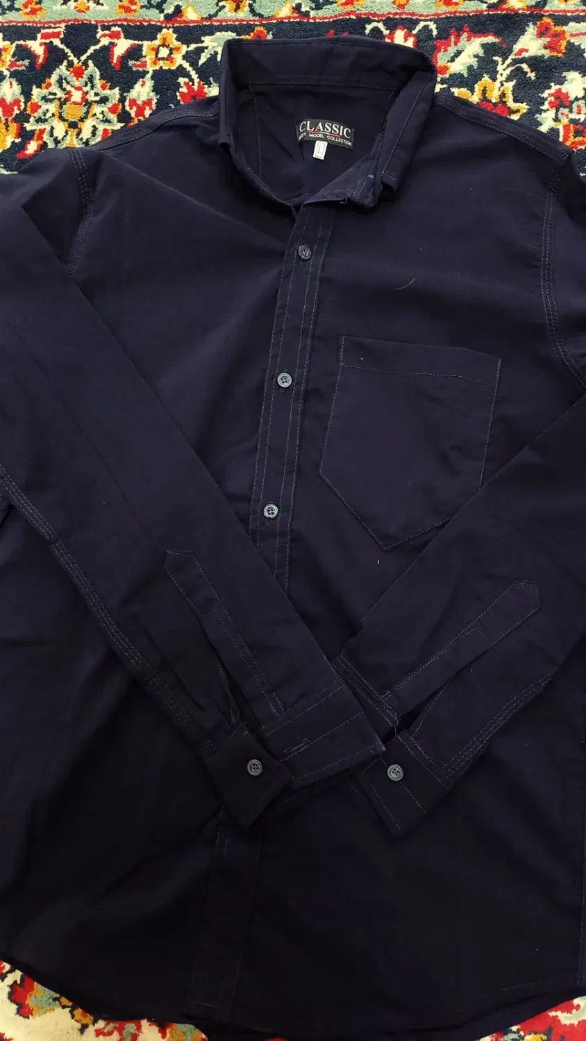 فروش بلوز سرمه ای ساده سایز L نو و بدون استفاده|لباس|زابل, |دیوار