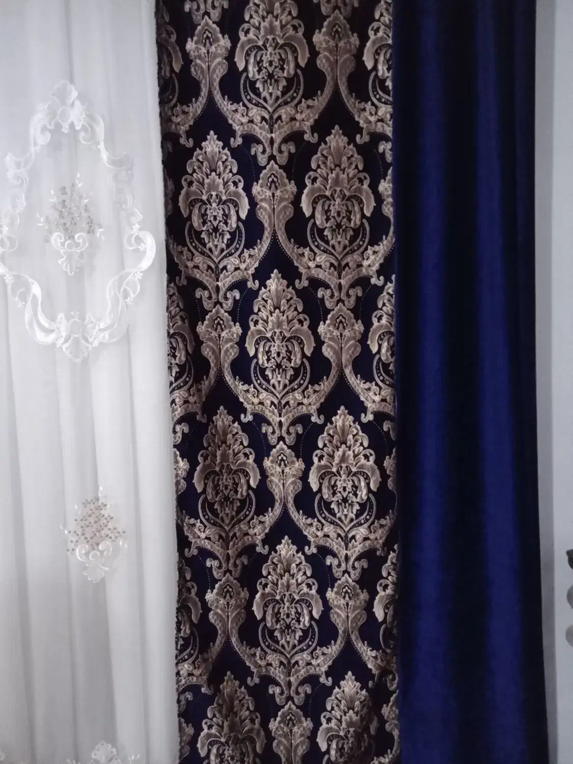 پرده کامل با والان|پرده، رانر، رومیزی|نسیمشهر, |دیوار