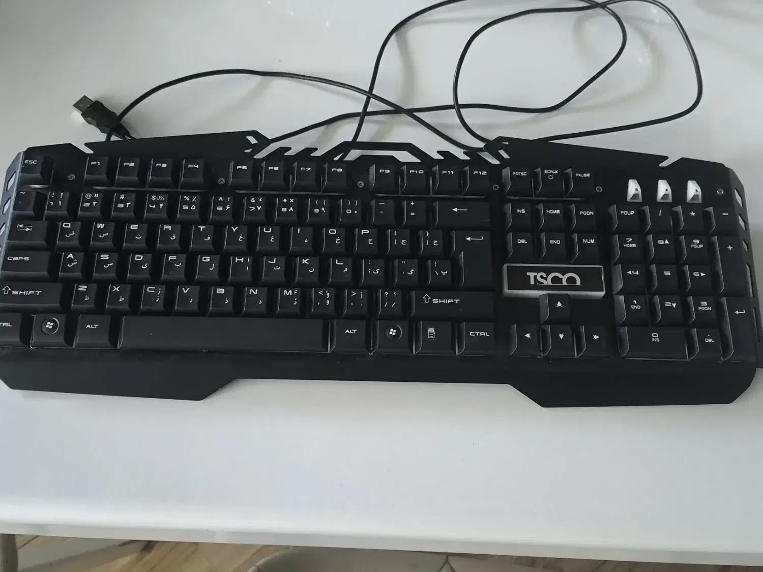 کیبرد RGB تسکو|قطعات و لوازم جانبی رایانه|شیراز, آزادگان|دیوار