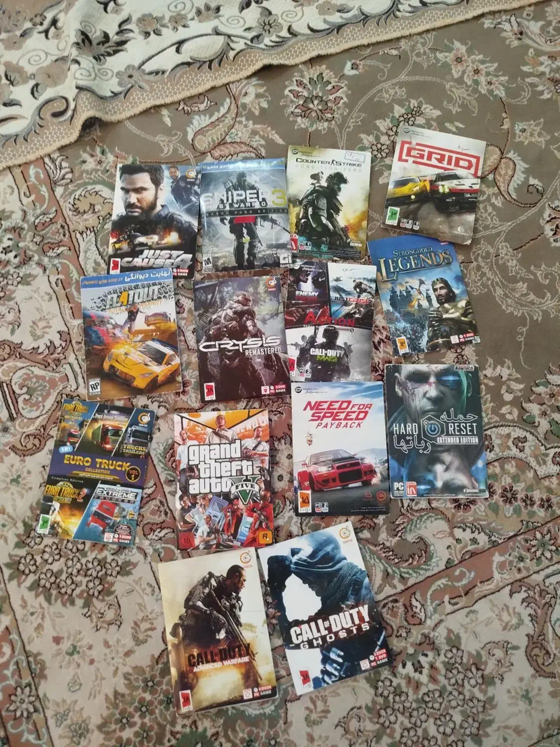 سی دی بازی کامپیوتر کاملا نو|کنسول، بازی ویدئویی و آنلاین|نجفآباد, امیرآباد|دیوار