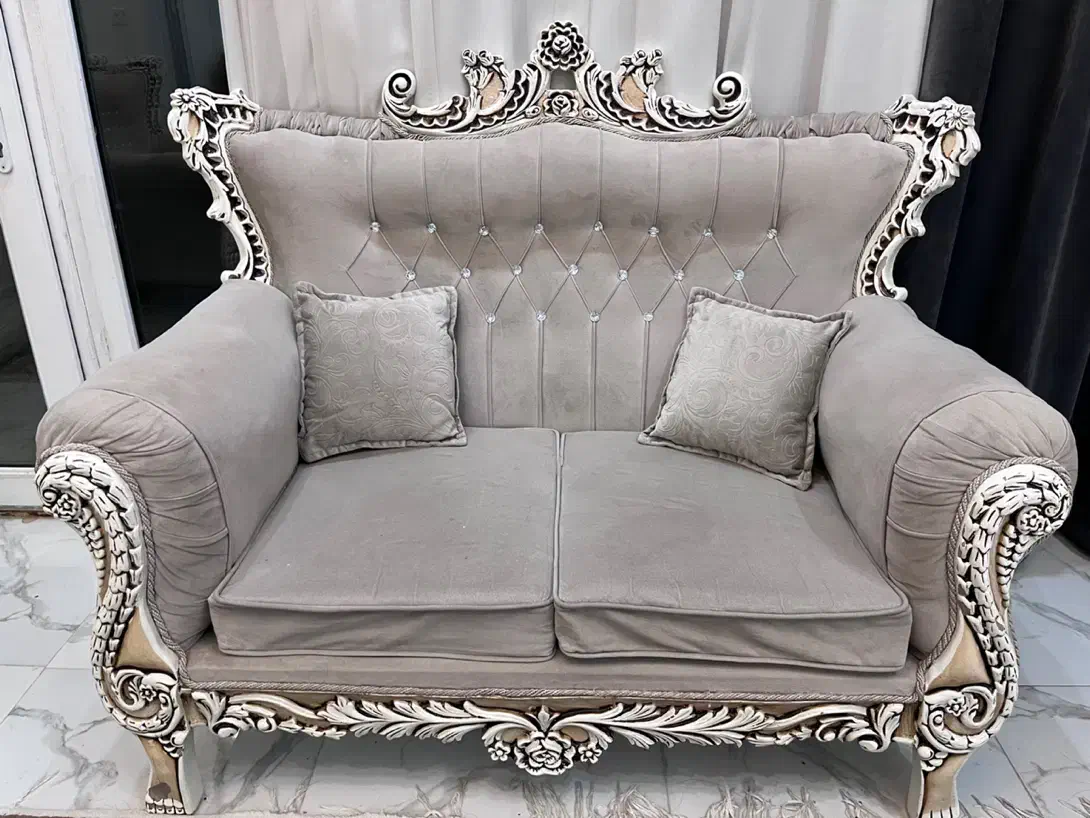 مبلمان نیمه سلطنتی و میزنهارخوری|مبلمان خانگی و میز عسلی|اردکان, |دیوار